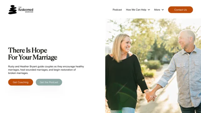 The Redeemed Marriage website hero